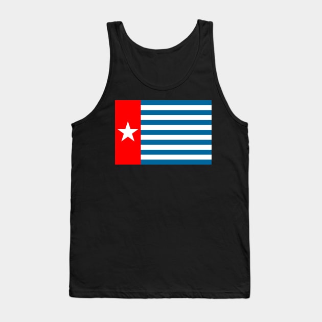 The Morning Star flag of West Papua Tank Top by pickledpossums